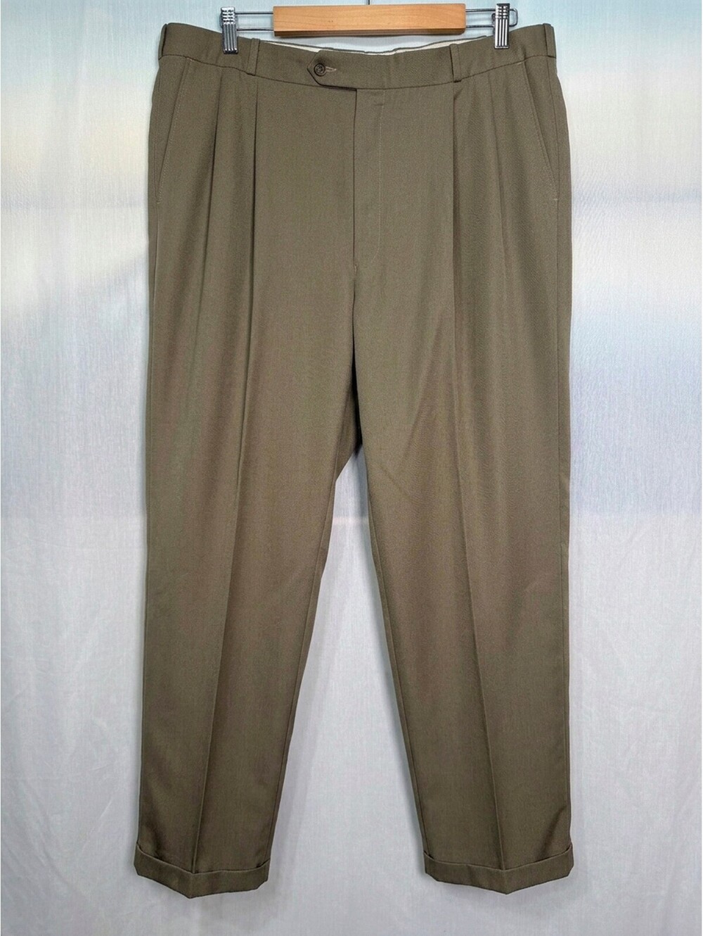 Lineage Pleated Cuffed Dress Pants Men's 40